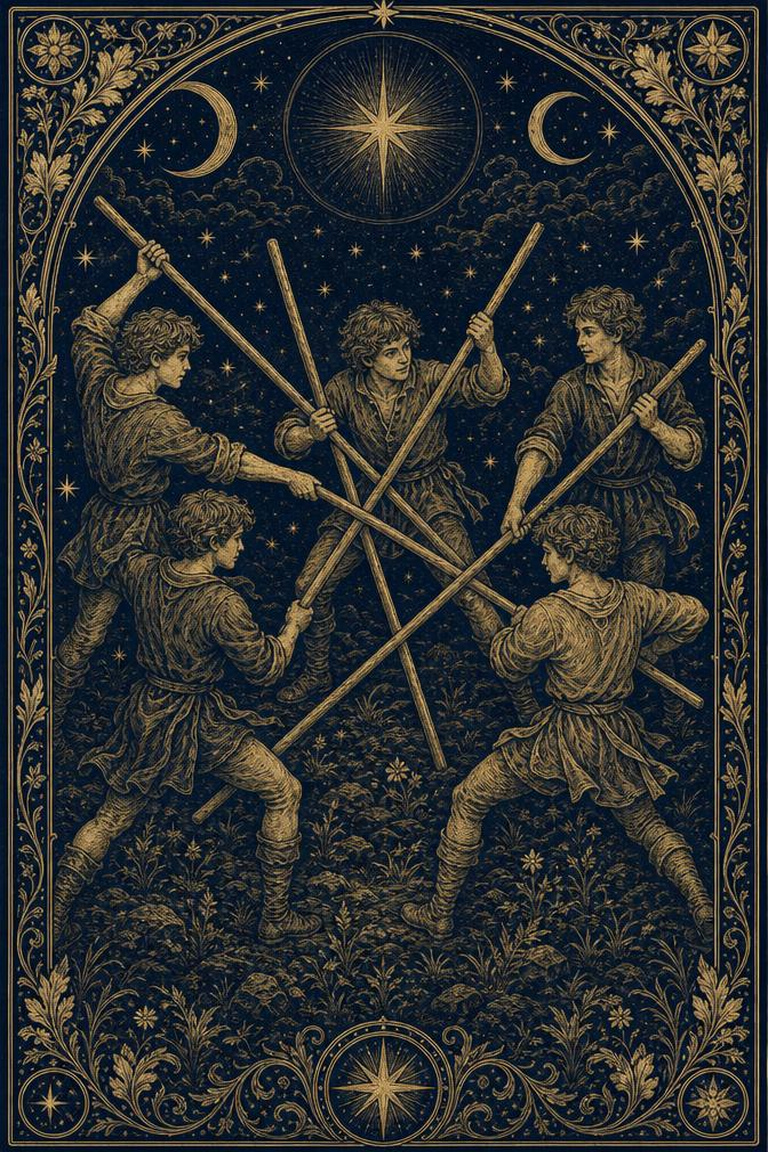 Five of Wands
